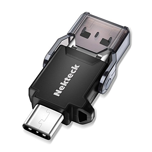 Nekteck USB Type C OTG Micro SD Card Reader with Additional Standard USB Port Connector (Micro SD Card is NOT Included) Samsung Galaxy Note 8 / S8/ S8 Plus, S9/ S9 Plus Pixel 2 More - Click to Buy