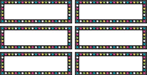 Teacher Created Resources Chalkboard Brights Labels Magnetic Accents (TCR77299) - Click to Buy