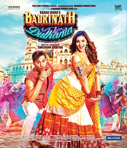 Badrinath Ki Dulhania Hindi Blu Ray - Alia Bhatt, Varun Dhavan with English Subtitles - Click to Buy