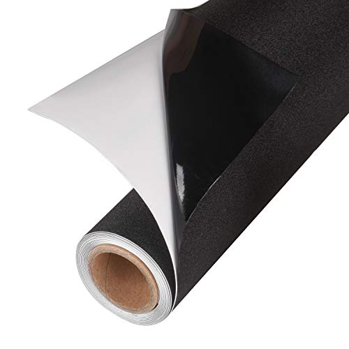 Total Blackout Window Film: 100% Light Blocking, Room Darkening Static Cling - No Residue Tint for Privacy, Home Security, and Day Sleep - Easy Removal UV Prevention Treatment (17.5 x 80 inches) - Click to Buy