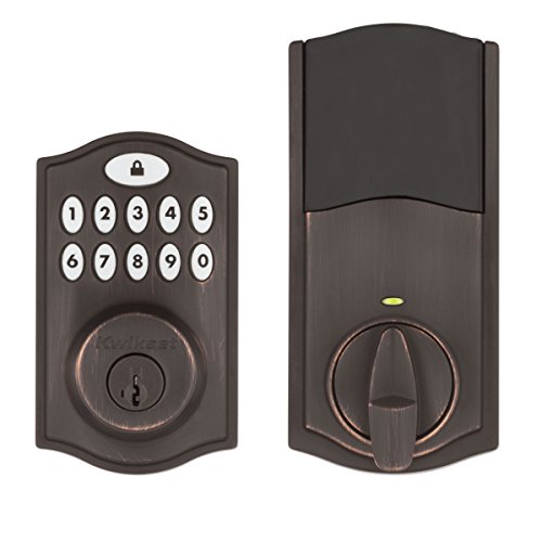 Kwikset SmartCode 914 Keypad Smart Lock (Amazon Key Edition – Amazon Cloud Cam Required), Compatible with Alexa, Featuring SmartKey in Venetian Bronze - Click to Buy