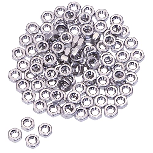 Shapenty 100PCS 3mm Small Stainless Steel Female Thread Hex Screw Nut Fastener Tool, M3 - Click to Buy