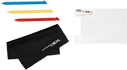 AmazonBasics Screen Protection and Stylus Kit for New Version Nintendo 3DS XL (Officially Licensed) - Click to Buy