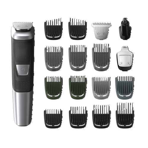 Philips Norelco Multi Groomer MG5750/49-18 piece, beard, body, face, nose, and ear hair trimmer and clipper - Click to Buy