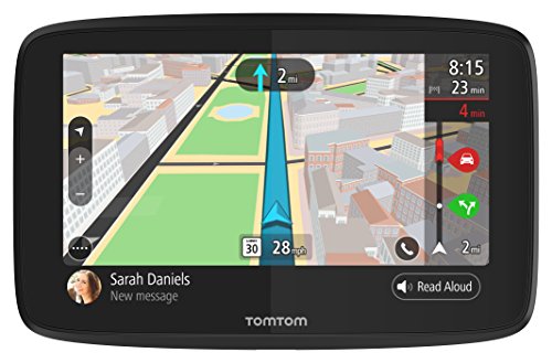 TomTom Go 52 5 Inch GPS Navigation Device with Wi-Fi, Real Time Traffic, Free Maps of North America, Siri and Google Now Compatibility, Hands-Free Calling and Smartphone Messaging - Click to Buy
