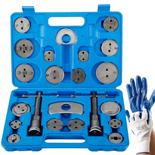 FreeTec 24 tlg. Universal Bremskolbenrücksteller Set Bremssattel Kolben Wind Zurück Tool Kit Bremse Instandsetzung Werkzeug Bremskolben - Click to Buy