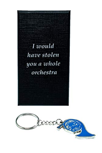 How I Met Your Mother Blue French Horn-- COOLTVPROPS Blue French Horn Keychain-- HIMYM Merchandise Blue Horn-- Decorative Blue French Horn--Robin Keychain-- Blue French Horn Keychain - Click to Buy