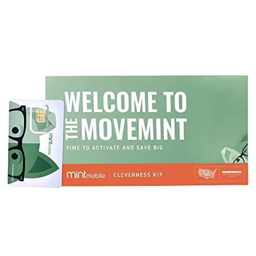 $25/Month Mint Mobile Wireless Plan | 12GB of 4G LTE Data + Unlimited Talk & Text for 3 Months (3-in-1 GSM SIM Card) - Click to Buy