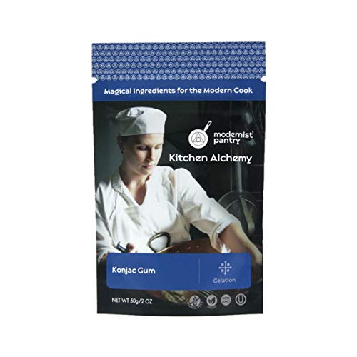Pure Konjac Gum [Glucomannan Powder] ⊘ Non-GMO Gluten-Free Vegan OU Kosher Certified - 50g/2oz - Click to Buy