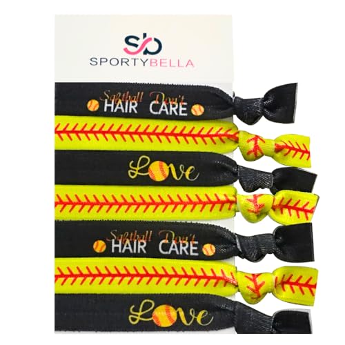 Infinity Collection Softball Accessoires cheveux, filles Softball Tie cheveux, parfaits joueurs de softball et les équipes de softball - Click to Buy