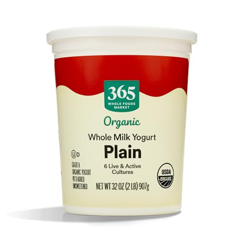 365 by Whole Foods Market, Yogurt Plain Organic, 32 Ounce - Click to Buy