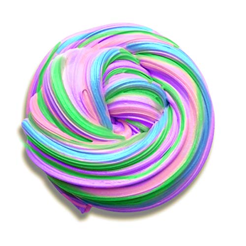 Fluffy Slime - Meland 6 OZ Jumbo Fluffy Floam Slime Stress Relief Toy Scented Sludge Toy for Kids and Adults, Super Soft and Non-sticky, ASTM Certified, 4 Colors - Click to Buy