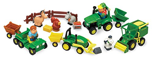 TOMY John Deere Farm Toy Set, Preschool Toy - Click to Buy