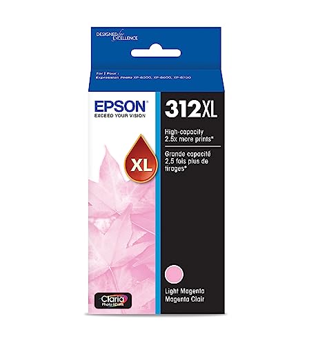 Epson T312XL620 Claria Photo HD Light Magenta High Capacity Cartridge Ink - Click to Buy