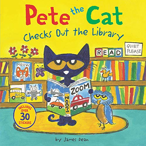 Pete the Cat Checks Out the Library (English Edition) - Click to Buy