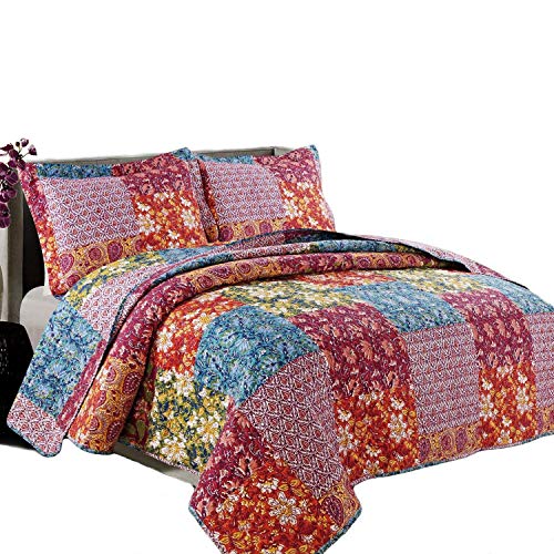 Coast to Coast Living 3-Pc Quilt Sets Luxurious Soft (Mosaic, King) - Click to Buy