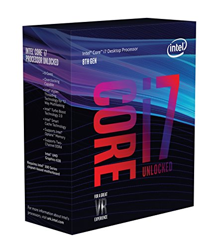 Intel Core i7-8700K Desktop Processor 6 Cores up to 4.7GHz Turbo Unlocked LGA1151 300 Series 95W - Click to Buy