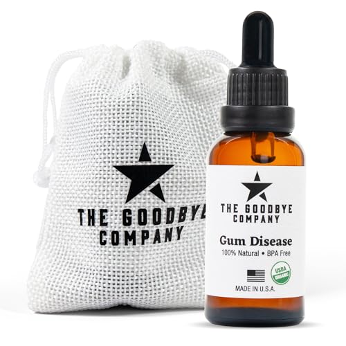The Goodbye Company Gum Disease Treatment - 100% Pure Neem & Clove Oil - Natural Gingivitis Remedy - Non-Toxic, BPA-Free Oral Care - Fast-Acting Gum Healer (30ml) - Click to Buy