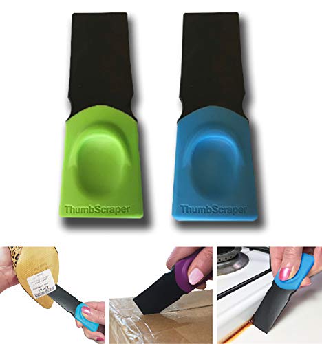 fusionbrands 8118-SET2 Thumb Scraper Kleiner Aufgabenschaber, Nylon, blau/grün - Click to Buy