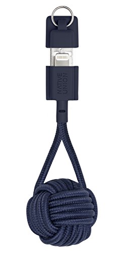 Native Union Key Cable - Ultra-Strong Reinforced [MFi Certified] Durable Lightning to USB Charging Cable with Key Fob Compatible with iPhone/iPad (Marine) - Click to Buy