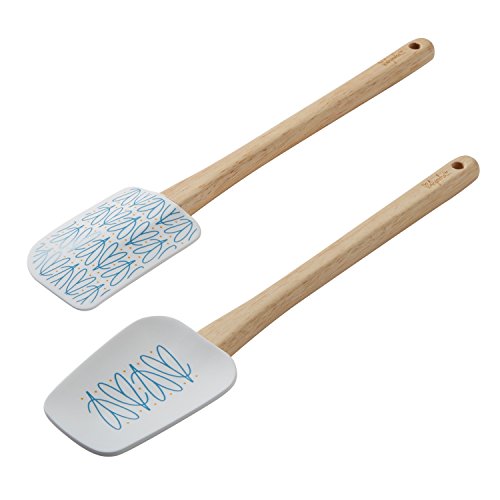 Ayesha Curry Collection Spatula Spoonula Set, 11.5-Inch, Two Piece, Mix Colors - - Click to Buy