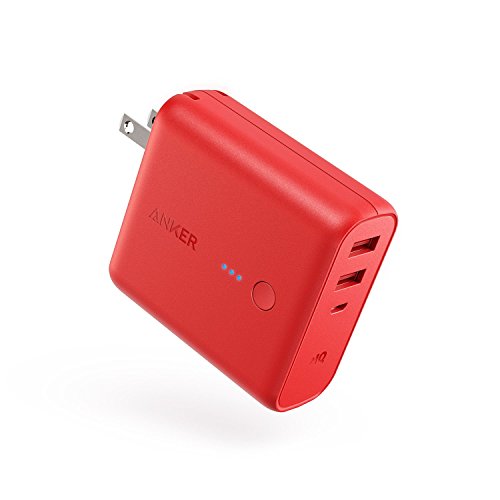 Anker PowerCore Fusion 5000, Portable Charger 5000mAh 2-in-1 with Dual USB Wall Charger, Foldable AC Plug and PowerIQ Travel Charger, Battery Pack for iPhone, iPad, Android, Samsung Galaxy, and More - Click to Buy