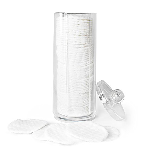 Super Z Outlet Cosmetic Cotton Pad Rounds Holder Makeup Removers Clear Acrylic Organizer Storage Display Rack - Click to Buy