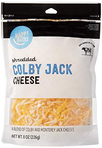 Amazon Brand - Happy Belly Shredded Colby Jack Cheese, 8 oz - Click to Buy