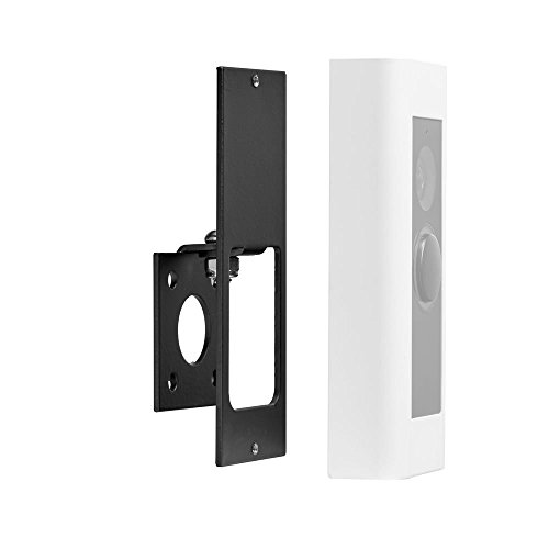 Ring Pro Angle Mount, POPMAS Adjustable Left 45 to Right 45 Degree Metal Adjustment Adapter Mounting Plate Bracket Wedge Kit for Ring Video Doorbell Pro(Doorbell Not Included) - Click to Buy