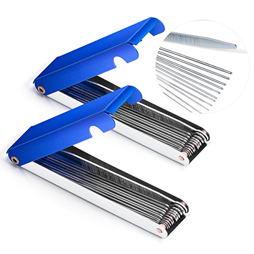 Carb Carburetor Jet Cleaner, Torch Tip Cleaner Tools for ATV Welder Motorcycle - 13 Wire Set, 2 PCS