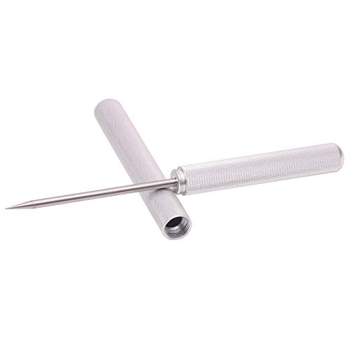 Aluminium Alloy Ice Pick, Ice Crusher Tea Chisel Removal Pick Crushed Knife Needle Professional Tool for Kitchen Bars Bartender Picnics Camping and Restaurant (Silver) - Click to Buy