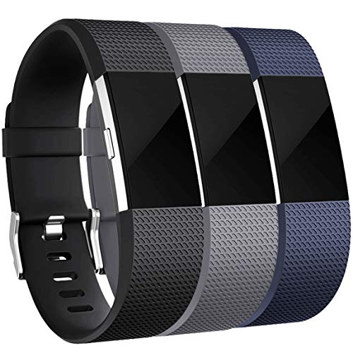 Maledan Bandes de Remplacement pour Fitbit Charge 2, Lot de 3, 3 in 1-N, Large - Click to Buy