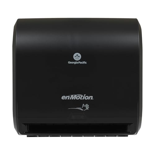 enMotion Georgia Pacific PRO 59488A Impulse 10" 1 Automated Touchless Roll Paper Towel Dispenser, Black, 1 Pack - Click to Buy