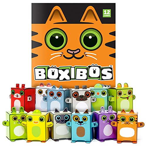 Box Buddies Boxibos Pets - Pack of 12 Mini Box Animals - Click to Buy