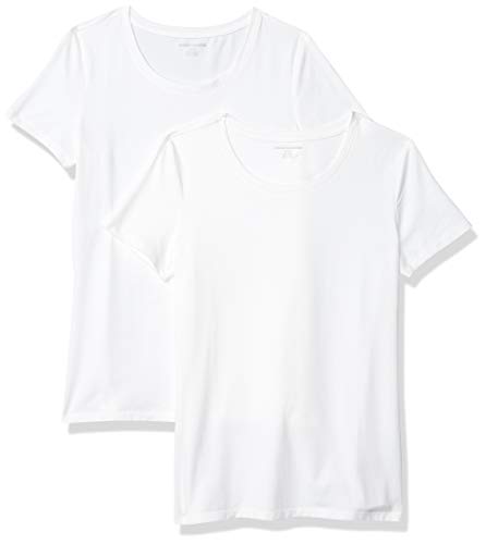 Amazon Essentials Women's Classic-Fit Short-Sleeve Crewneck T-Shirt, Multipacks - Click to Buy