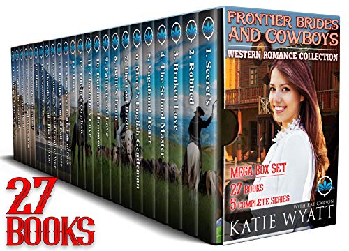 Frontier Brides and Cowboys Western Romance 27 Book Mega Box Set 5 Complete Series: Clean Western Christian Romance (Mega Box Set Series 4) - Click to Buy