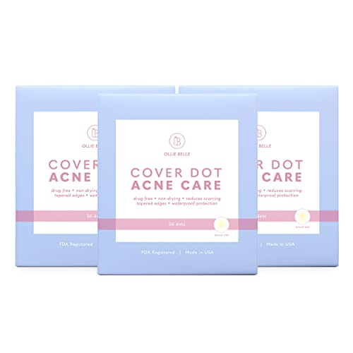 108 dots - Cover Dot Acne Care - Hydrocolloid Waterproof Clear Pimple Absorbing Acne Patch