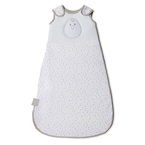 Nested Bean Zen Sack Classic - Adjustable Cotton Wearable Blanket | Baby Sleeping Bag (0-6 Months, Stardust Grey) - Click to Buy