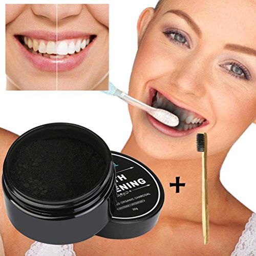 WensLTD Clearance! Teeth Whitening Powder Natural Organic Activated Charcoal Bamboo Toothpaste - Click to Buy