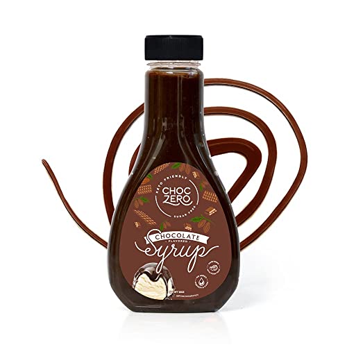 ChocZero's Chocolate Sugar-Free Syrup. Low Carb (1 Gram Net Carb), No Sugar, No Preservatives, No Sugar Alcohols. Thick and Rich Sauce - Click to Buy