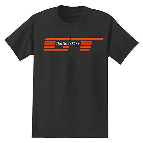 The Grand Tour Men’s Official Short Sleeve Logo T-Shirt, Black, Medium - Click to Buy