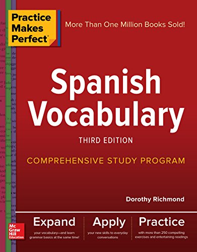Practice Makes Perfect: Spanish Vocabulary, Third Edition (Spanish Edition) - Click to Buy