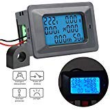 LinkStyle AC 110V-250V 100A LCD Digital Current Volt Watt Power Energy Frequency Meter Kwh Ammeter Voltmeter With Shunt - Click to Buy