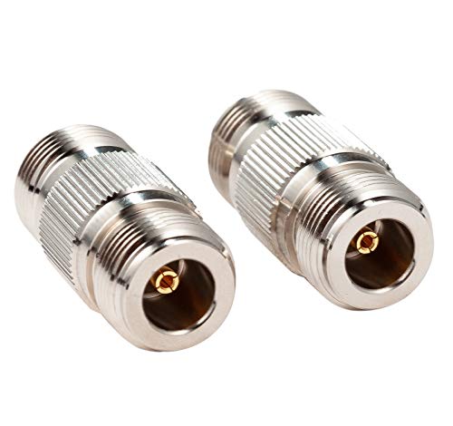 Ancable 2-Pack Premium N-Type Female to N-Female 50 Ohm Barrels Adapter Coupler Joiner for Wilson Cell Booster CB Ham Radio Wireless WiFi Antenna Cable - Click to Buy