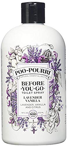 Poo-Pourri Lavender Vanilla 16-Ounce Refill Bottle, - Click to Buy
