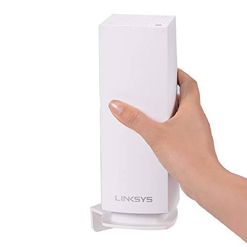 Wall Mount for Linksys Velop Tri-Band Whole Home WiFi Mesh System AC6600 AC4400 AC2200, Reinforced ABS, Perfect Unified (1 Pack) - Click to Buy