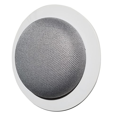 Mount Genie Simple Built-in Wall or Ceiling Mount for Google Home Mini (1st Gen) | Award Winning Design | Improves Sound and Appearance | Designed in USA (1-Pack) - Click to Buy