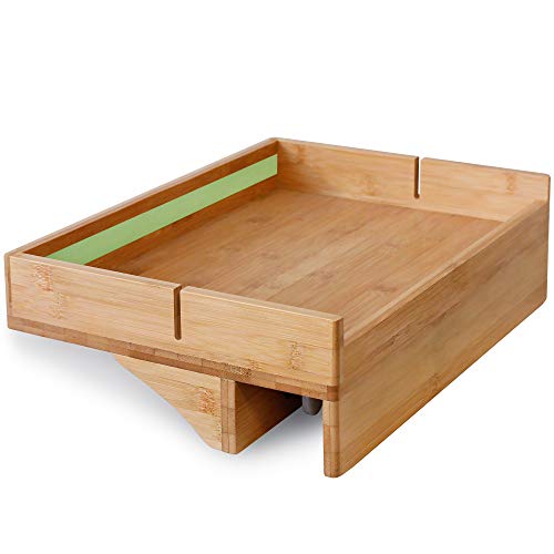 Bunk Bed Shelf for Top Bunk with Glow in The Dark Wayfinding Strip. Easy to Install Kids Bed Shelf Attachment & Bunk Buddy. Bedside Shelf Organizer or Bunk Bed Tray Table - Dorm Loft Bed Accessories - Click to Buy