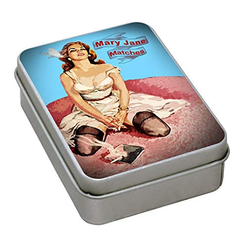 Matches In Vintage Style Tin Container Steve Kaeser since 1989 (MaryJane)