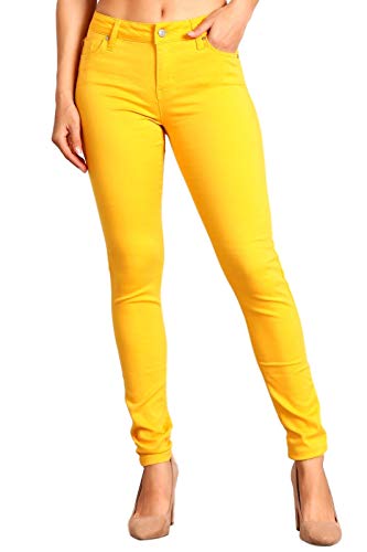 Celebrity Pink Women's Mid Rise Colored Skinny Pants CJ21038Z35 - Click to Buy